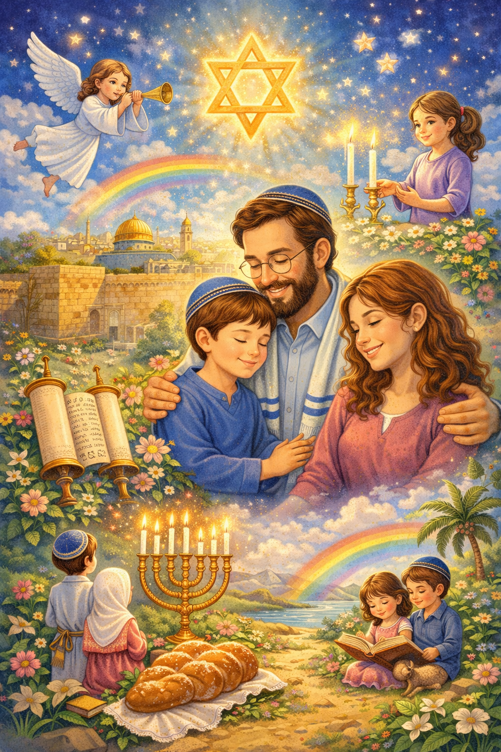 Jewish Coloring Book for Children