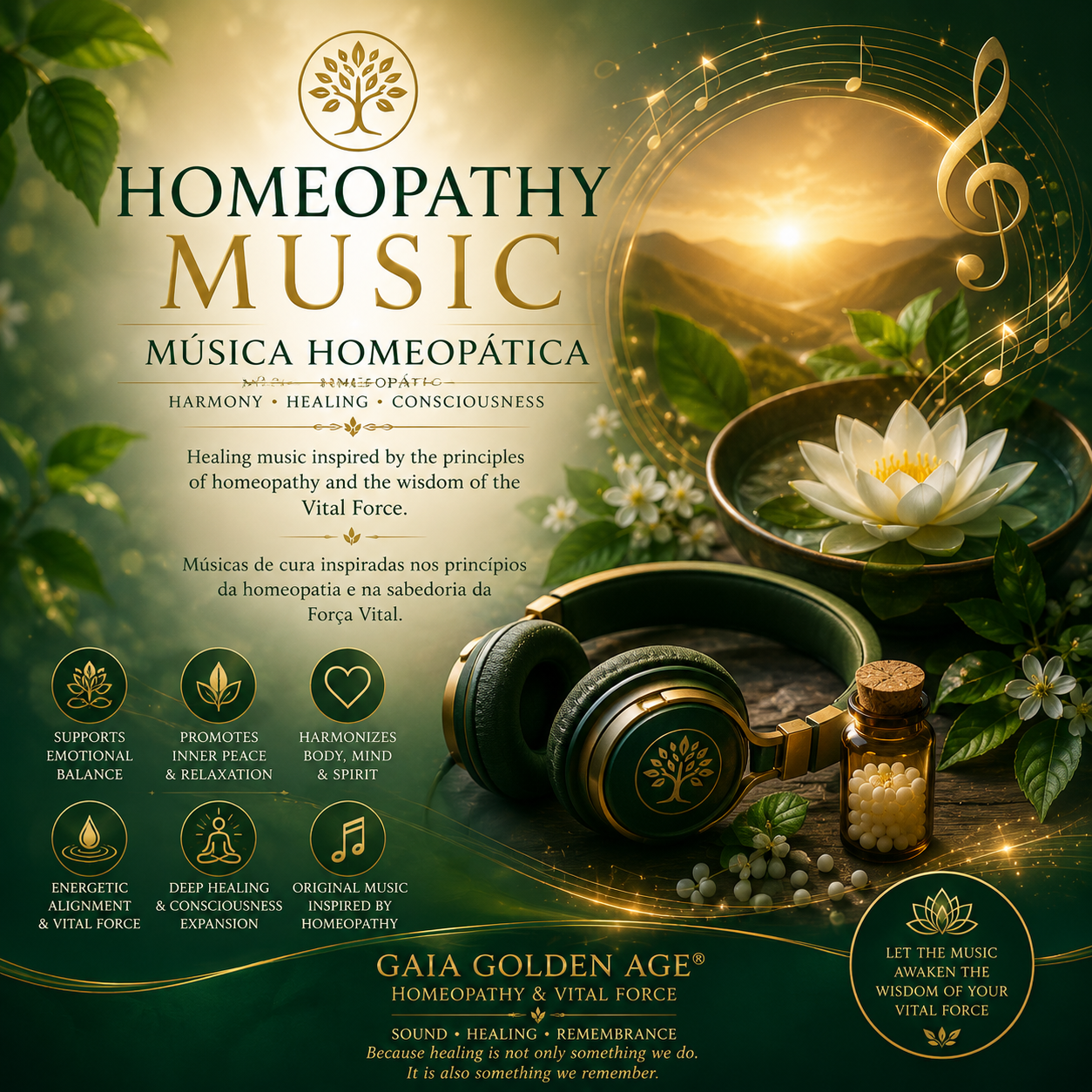 Homeopathy Music. Música Homeopática