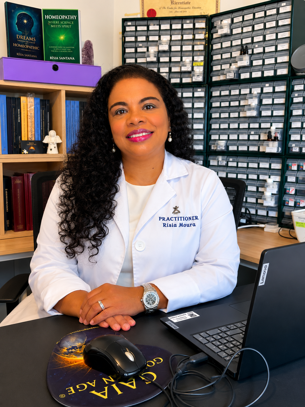 Consulta Homeopática com Rísia Santana. (Consulta em Português)