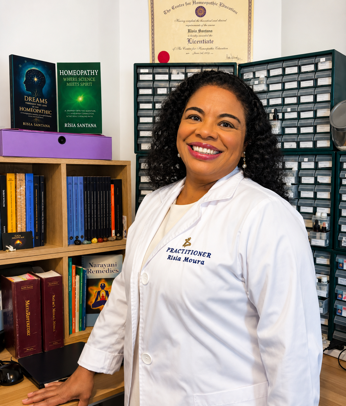 Consulta Homeopática com Rísia Santana. (Consulta em Português)