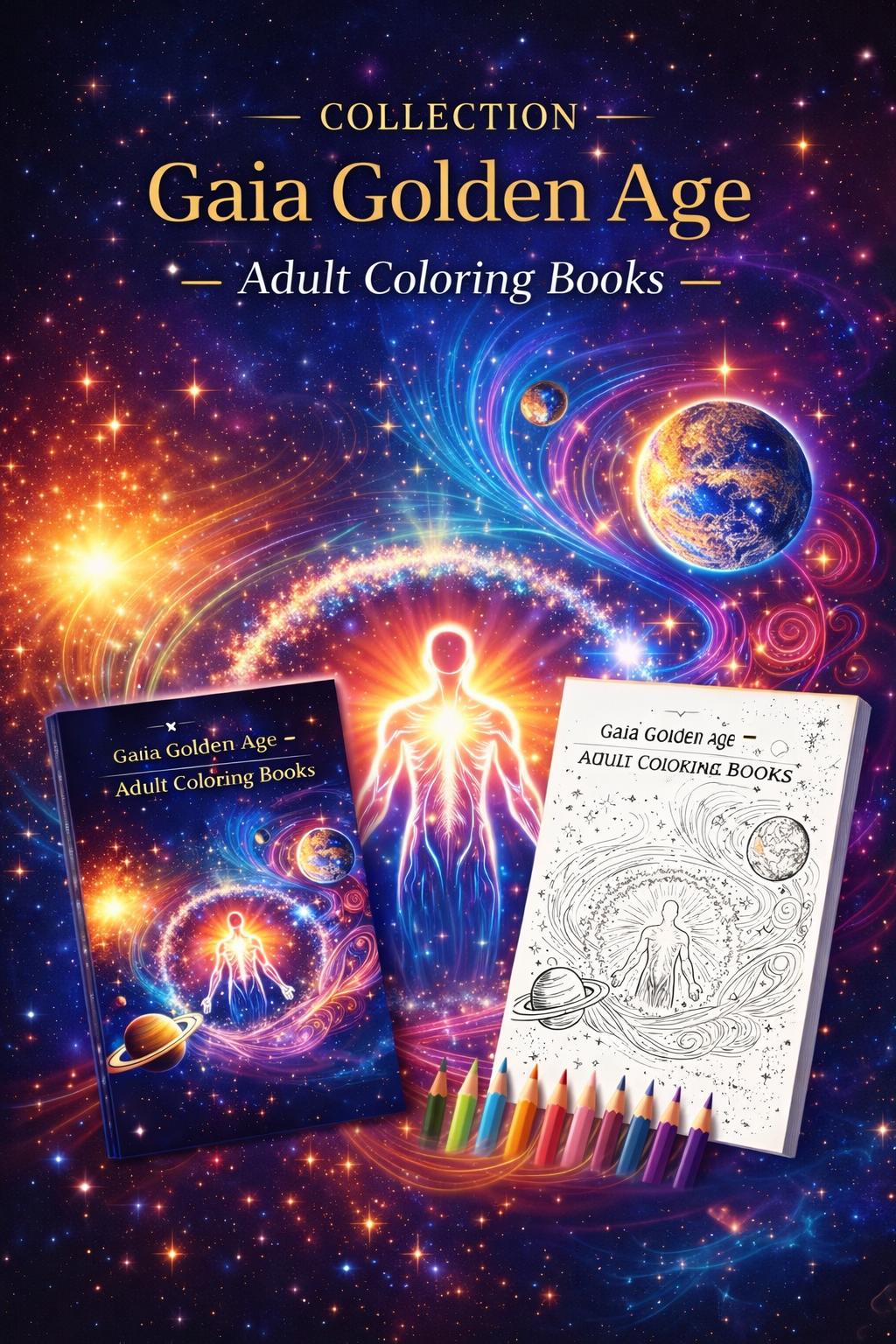 Gaia Golden Age — Adult Coloring Books