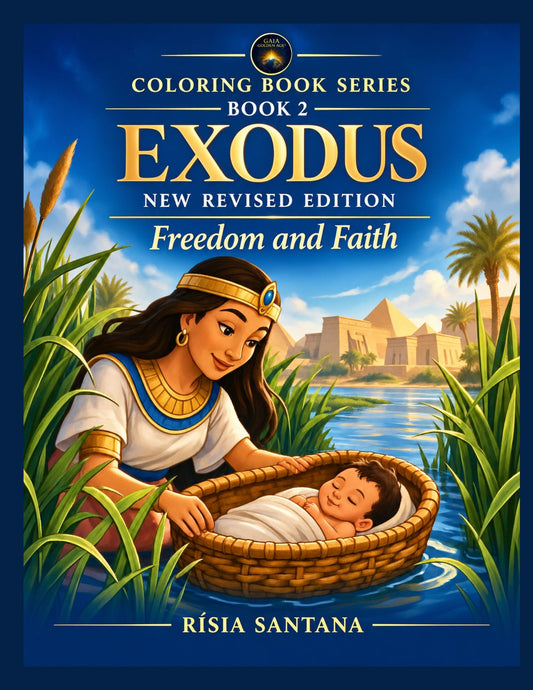 HOLY BIBLE COLORING BOOK SERIES — BOOK 2: EXODUS. Freedom and Faith
