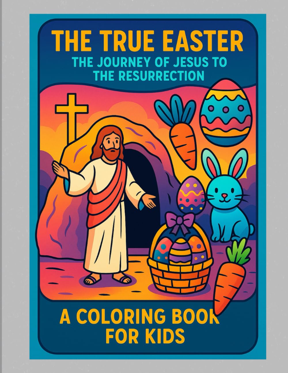 The True Easter: A Coloring Book on the Resurrection of Jesus( Easter Series)