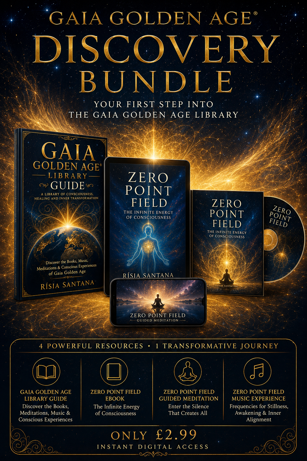 GAIA GOLDEN AGE® Discovery Bundle. Your First Step into the GAIA GOLDEN AGE® Library