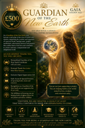 👑 Guardian of the New Earth  £500— Your vision helps illuminate the path toward a more compassionate future.