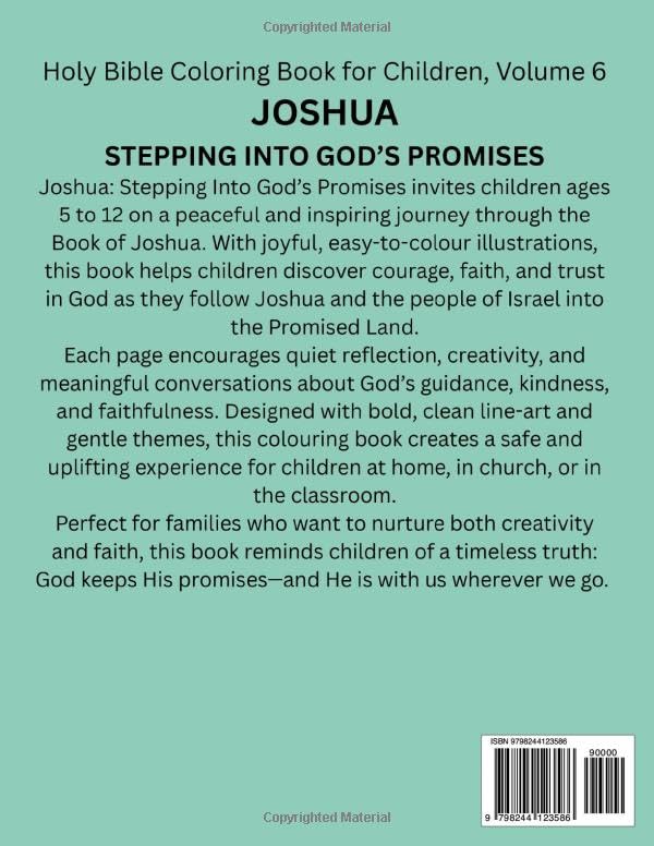 HOLY BIBLE. JOSHUA. VOL 6.  STEPPING INTO GOD’S PROMISES.