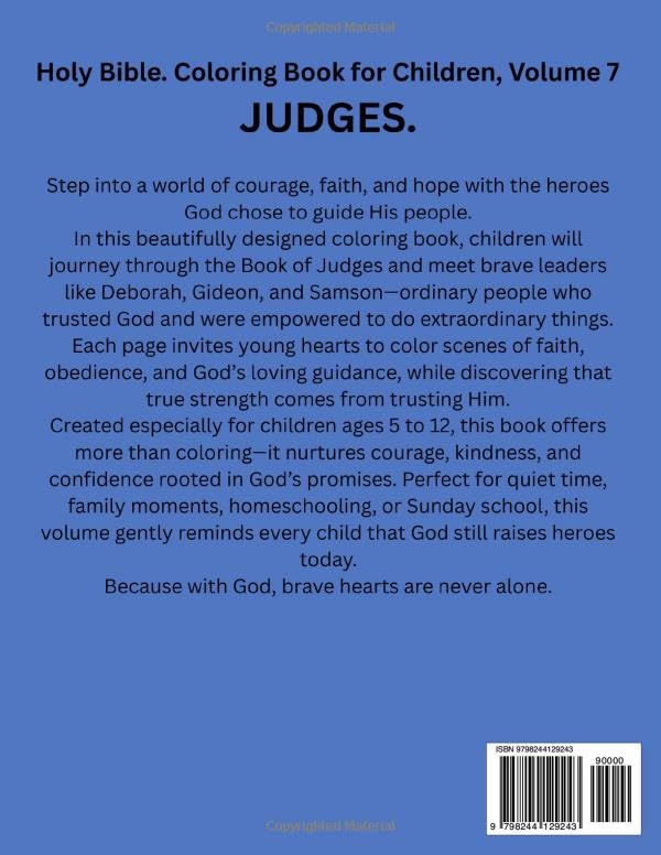 HOLY BIBLE. JUDGES. VOL 7 .GOD’S HEROES OF FAITH