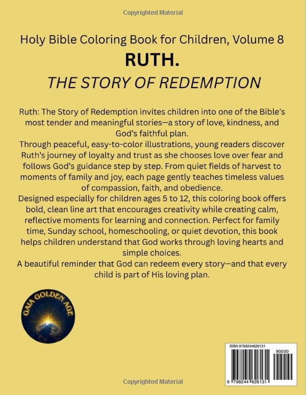 HOLY BIBLE: RUTH. VOL 8  THE STORY OF REDEMPTION
