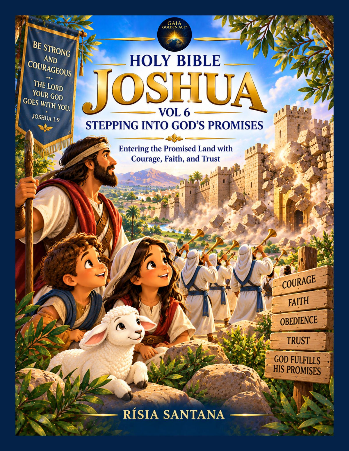HOLY BIBLE. JOSHUA. VOL 6.  STEPPING INTO GOD’S PROMISES.