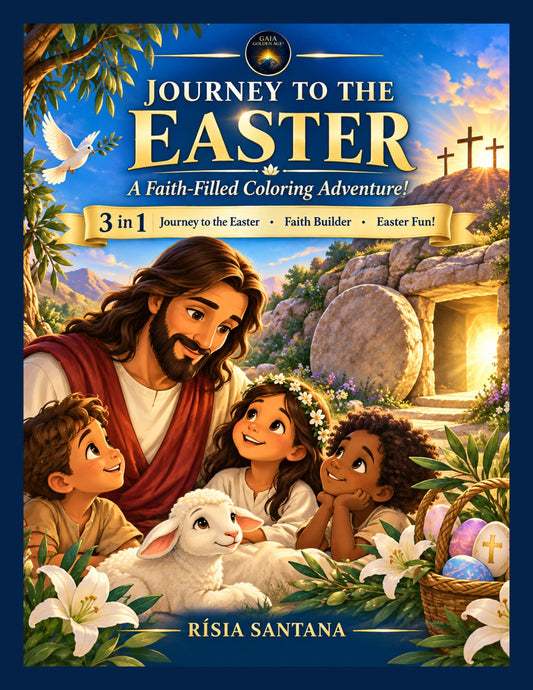JOURNEY TO THE EASTER: A Faith-Filled Coloring Adventure! 3 in 1. (Easter Series: Coloring Book for Cristian Children.)