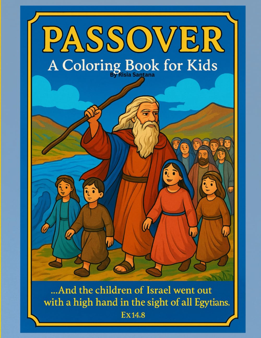 Passover: A coloring book for Jewish children