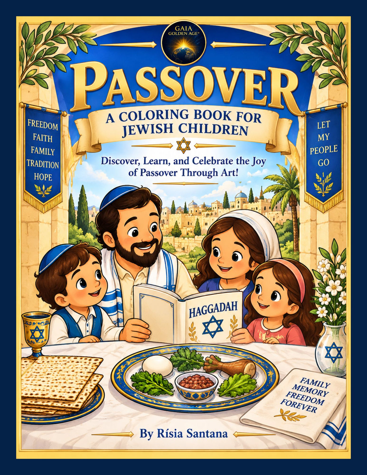 Passover: A coloring book for Jewish children