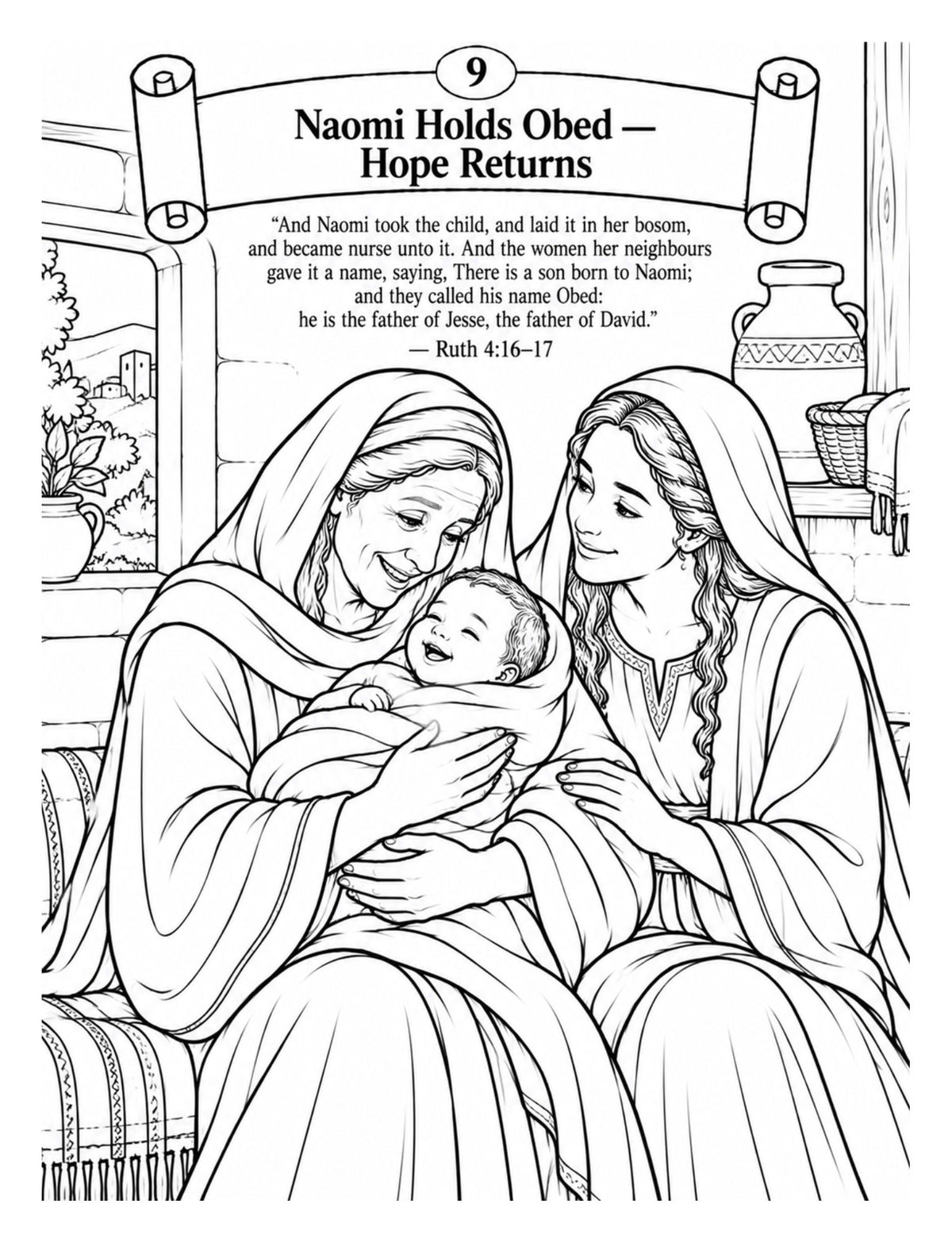 HOLY BIBLE: RUTH. VOL 8  THE STORY OF REDEMPTION
