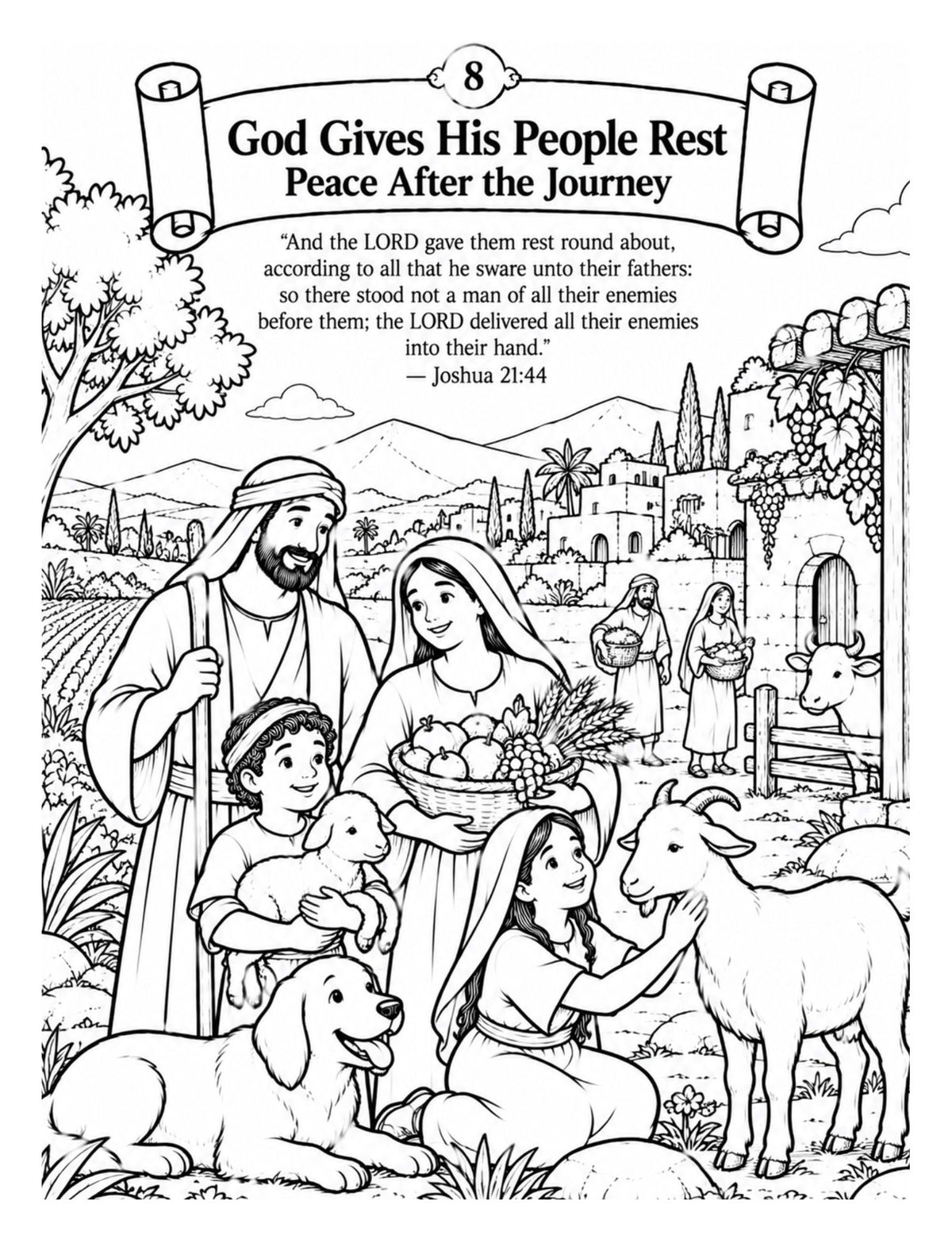 HOLY BIBLE. JOSHUA. VOL 6.  STEPPING INTO GOD’S PROMISES.