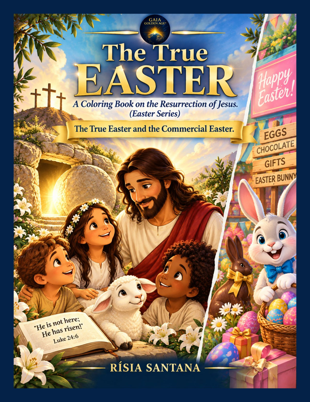 The True Easter: A Coloring Book on the Resurrection of Jesus( Easter Series)